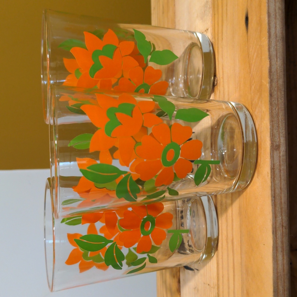 Set of 3 Vintage Inspired Glasses